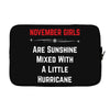 November Girls Laptop sleeve