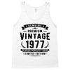 Genuine Premium Vintage 1977 Classic Perfectly Aged Limited Edition Tank Top