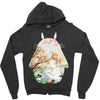 Totoro With Japanese Landscape Zipper Hoodie