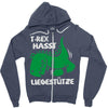 t rex hasst liegest&uuml;tze Zipper Hoodie
