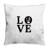 Love Star Trek Throw Pillow
