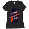 make games not war Ladies Fitted T-Shirt