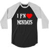 i f'n heart  mondays girls 3/4 Sleeve Shirt