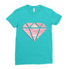 daimond Ladies Fitted T-Shirt