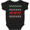cow christmas Baby Bodysuit
