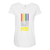 Lightsaber Rainbow Maternity Scoop Neck T-shirt