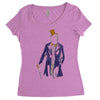 forever wonka Women's Triblend Scoop T-shirt