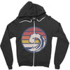 sea wawe Zipper Hoodie