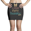 house is not a home without a frenchie Mini Skirts