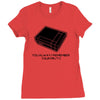you always remember your first video arcade game gamer geek tee shirt Ladies Fitted T-Shirt