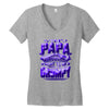 papa grumpy Women's V-Neck T-Shirt