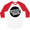 world's okayest dad 3/4 Sleeve Shirt