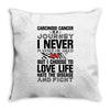 carcinoid cancer is a journey i never planed or asked for but i choose Throw Pillow