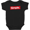 simple red Baby Bodysuit