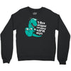 t rex skipped too many arm days Crewneck Sweatshirt