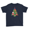christmas tree made of bells stocking santa Youth Tee