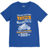 Motorcycles Dad V-Neck Tee
