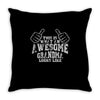 this is what an awesome grandma looks like Throw Pillow