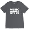 music changed my life V-Neck Tee