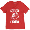 If I've Gone Missing Fishing V-Neck Tee