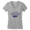 jacksons button Women's V-Neck T-Shirt