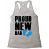 proud new boy Racerback Tank