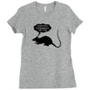 rat funny geek nerd scientific experiments are fun Ladies Fitted T-Shirt