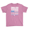 english teacher save lives Youth Tee