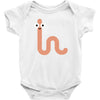 cacing bae senyum Baby Bodysuit