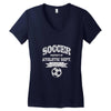 soccer! Women's V-Neck T-Shirt