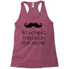 staching through the snow Racerback Tank