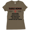 Taurus Woman Ladies Fitted T-Shirt