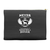 woman with a boxer Accessory Pouches