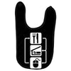 v2 eat sleep computer mouse Baby Bibs