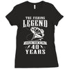 The Fishing Legend Reeling Them In For 40 Years Ladies Fitted T-Shirt