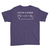 web and software developer coder humor Youth Tee