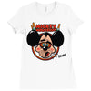 mickey mousseux Ladies Fitted T-Shirt