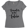 females of the future Women's Triblend Scoop T-shirt