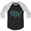 periodic table of the states 3/4 Sleeve Shirt