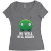 He Will Kill Again Women's Triblend Scoop T-shirt