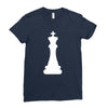 Chess King and Pawn Ladies Fitted T-Shirt