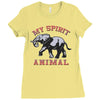my spirit animal Ladies Fitted T-Shirt