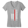 Vintage American Flag Women's V-Neck T-Shirt