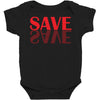 save red Baby Bodysuit