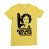 a woman's place is in the resistance Ladies Fitted T-Shirt
