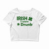 irish i were drunk Crop Top