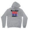 on a scale of one to america how free are you tonight Unisex Hoodie