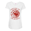 mother of dragons Maternity Scoop Neck T-shirt