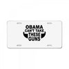 obama guns License Plate