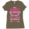 All Women Are Created Equal But Only The Best Are Born In May Ladies Fitted T-Shirt